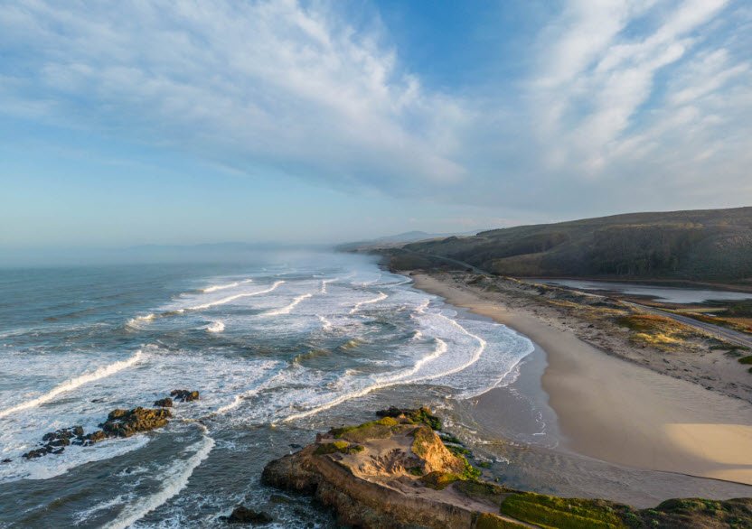 Pescadero State Beach, California, USA